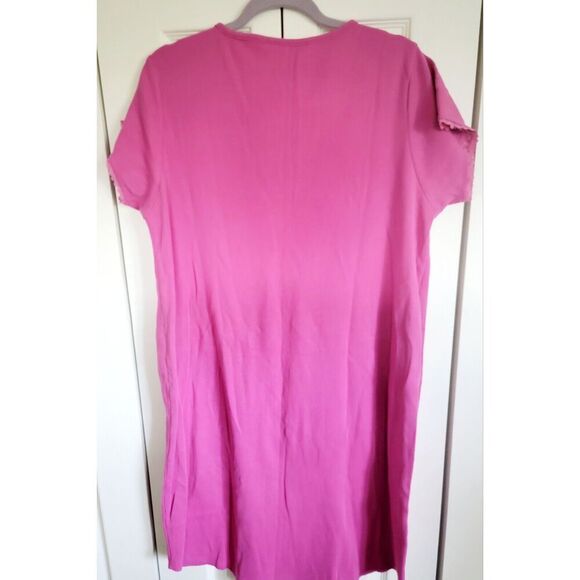 Delicates Woman 1X Nightgown Nightdres Short Sleeve Cottage Granny Vintage - Picture 3 of 8